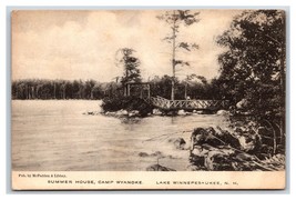 Summer House Camp Wyanoke Lake Winnepesaukee New Hampshire DB Postcard W13 - £3.09 GBP