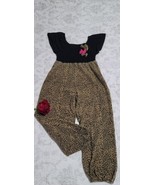 Havengirl Animal Print Girl&#39;s Romper Black , Size 6 - $300.87 MXN