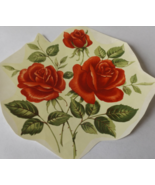 2 Red Roses Waterslide Ceramic Decals 5.5&quot; - Vintage - €3,21 EUR