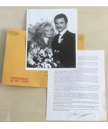 Loni Anderson Burt Reynold Signed Wedding Photo 8&quot; x 10&quot; &amp; Letter - $467.04 MXN