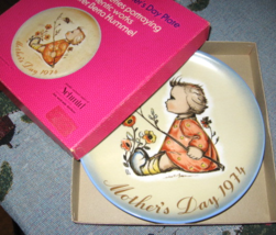 B. Hummel- Mother&#39;s Day 1974- LTD Ed-Collector Plate 7.75&quot;-W. Germany - £6.25 GBP