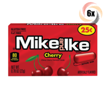 6x Packs Mike &amp; Ike Cherry Flavored Chewy Candy | .78oz | Fat &amp; Gluten Free - £7.98 GBP