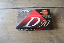 TDK D90 High Output Cassette Tape NEW Sealed - £1.94 GBP