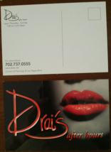 2 Las Vegas Drai&#39;s After Hours Nightclub Postcards, Mint - £3.09 GBP
