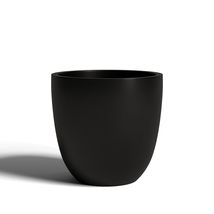 DTY Signature Mount Yale Fiberstone Planter Pot - Small Black Modern Rou... - $73.68