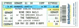 Nine Inch Nails Concert Ticket Stub May 22 2005 Atlanta Georgia Untorn - £11.72 GBP