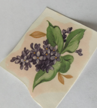 10 Lilac Flowers Waterslide Ceramic Decals 2&quot;  - Vintage - $71.38 MXN