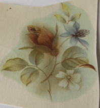 14 Mixed Flowers Waterslide Ceramic Decals 1.75&quot;  - Vintage - $66.62 MXN