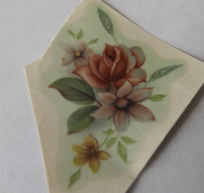 17 Mixed Flowers Waterslide Ceramic Decals 2&quot;  - Vintage - $66.62 MXN
