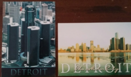 2 DETROIT Michigan Postcards, Mint - £3.15 GBP