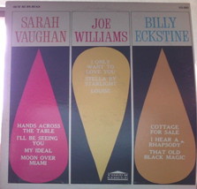 Sarah Vaughan Joe Williams Billy Eckstine [Vinyl] - £39.86 GBP