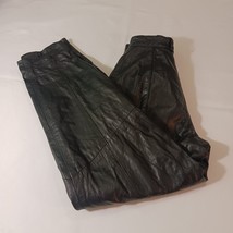 Orchard Leather Design Women&#39;s Black Leather Pants Size 6 Measured (24×2... - €23,72 EUR