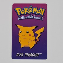 Vintage Pokemon Pikachu Calendar Card 2000 #25 - £7.83 GBP