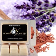 Lavender &amp; Sandalwood Eco Soy Wax Candle Wax Melts Clam Packs Hand Poured Vegan - £11.18 GBP+