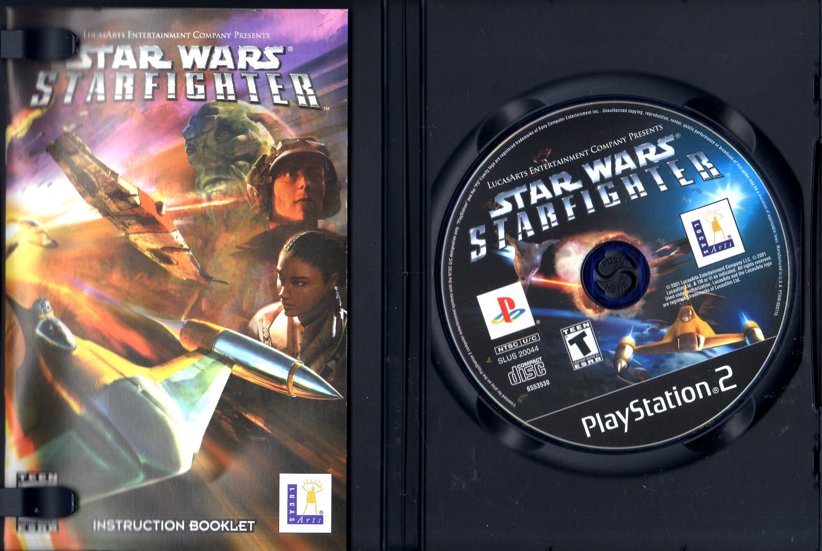 PlayStation 2 - Star Wars Starfighter - Video Games