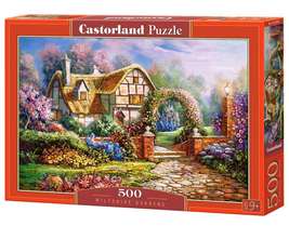 500 Piece Jigsaw Puzzle, Wiltshire Gardens, Charming Nook, Countryside, Adult Pu - £12.77 GBP