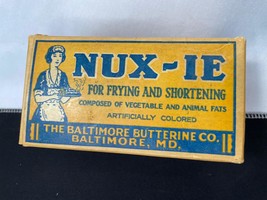 Vintage Nux-ie Butter and Shortening Advertising Box Baltimore Butterie Co. - $12.00
