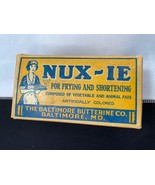 Vintage Nux-ie Butter and Shortening Advertising Box Baltimore Butterie Co. - $228.47 MXN