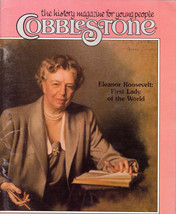 COBBLESTONE Magazine: Eleanor Roosevelt, First Lady of the World Nov 1986 issue - £4.67 GBP