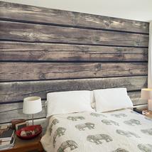 Tiptophomedecor Peel and Stick Wallpaper Wall Mural - Country Style Wood... - $59.99+