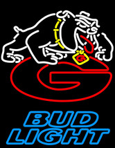 NCAA Bud Light Georgia Bulldogs Uga Logo Neon Sign - £562.18 GBP