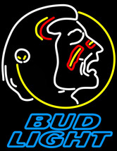 NCAA Bud Light Limited Edition FSU Neon Sign - £560.48 GBP