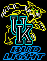 NCAA Bud Light UK Kentucky Wildcats Logo Neon Sign - £558.74 GBP