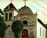 Vtg Postcard 1910 City of Monterey California - San Carlos Mission  - £5.58 GBP
