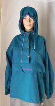 Columbia Sportswear Womens Wind Breaker Nylon Jacket Size L #S7 KL3370 Teal/Purp - £29.42 GBP