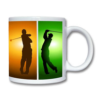 Golf Silhouettes Mug - £14.37 GBP