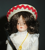 Porcelain Head Hands Feet Bendable Playtown Mexico Doll Cultural Dress - £4.71 GBP