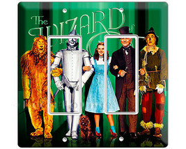 Wizard of Oz Dorothy scarecrow cowardly lion tin man double GFCI light switch co - $22.99