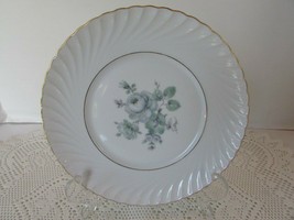 Royal Bayreuth China 7.75&quot; Salad Plate First Love Germany Blue Peonie - £7.78 GBP