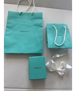Tiffany &amp; Co. Paper Shopping Gift Bag and Box Authentic Empty - $18.50