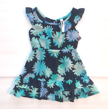 Cherokee Girls Blue Floral dress   Size XS 4-5 NWT - $10.62
