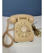 Vintage Western Electric Cream Tan Rotary Dial Desk Phone Bell System 50... - £35.31 GBP