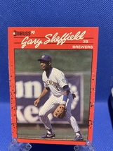 Gary Sheffield 501 1990 Donruss Baseball Card Error - £87.91 GBP