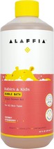 Alaffia Babies and Kids Bubble Bath, Gentle Bath Essentials for Delicate Skin, P - £19.97 GBP