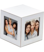 White Wood Photo Cube. - £26.81 GBP