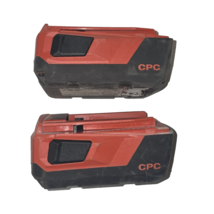 (2) Lot - Hilti B22/4.0 Li-Ion CPC 4.0 Ah Battery Pack 21.6v - $74.93
