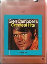 8-Track Tape #8XW-500752 - &quot;Glen Campbell&#39;s Greatest Hits&quot; - stereo - £2.32 GBP
