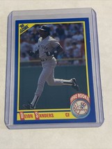 1990 Score #586 Deion Sanders New York Yankees Rookie Baseball Card COACH PRIME - £1.46 GBP