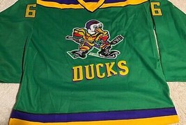 Rare Bombay Signed Mighty Ducks 1992 Movie Hockey Jersey Emilio Estevez Psa Coa - £238.86 GBP