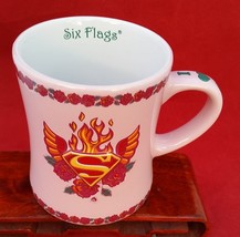 Six Flags park Pink mug Supergirl GRANDMA - £5.44 GBP