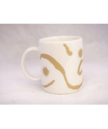  Oscar de la Renta Holiday Ceramic 10 Oz. Coffee Cup Mug White with Gold... - £4.69 GBP