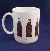 NewYork classic Cola boltle decorated ceramic mug brown white black red ... - $5.93
