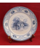 Peachtree Manor 8 ¼” plate by Noritake Ireland white blue pattern 9175 - £6.99 GBP
