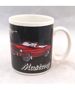 MUSTANG RED CAR COLLCTIBLE CRAMIC MUG BY GIFT MUSTER MAD IN KORE - £5.41 GBP