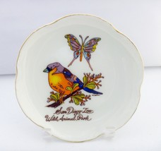 Mike Schnorr Butterfly Bird, Vintage Plate zoological society San Diego,... - $8.41
