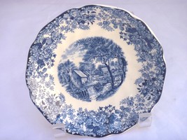 JOHNSON Bros Rare Vintage Blue &amp; White Mill Stream replacement for 5 3/4&quot; saucer - £5.82 GBP